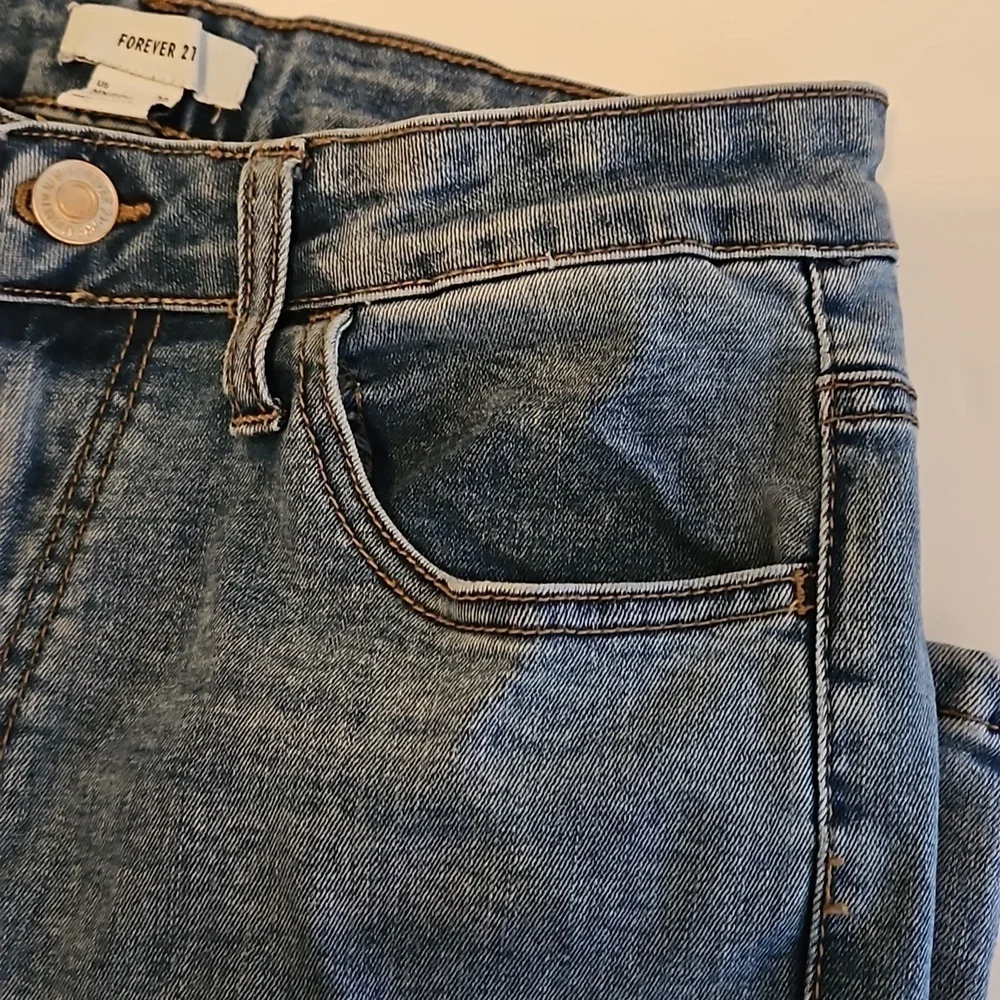 Forever 21 skinny Jean size 30 women jeans boyfriend blue jeans streetwear retro - Picture 9 of 16